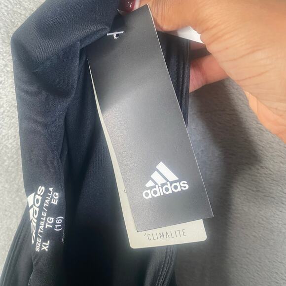 Adidas Leggings Girls Size XL Rainbow Spellout Logo Gym Athletic Sportswear‎ - Picture 14 of 14